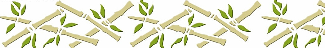 Dekorační šablona - Bambus