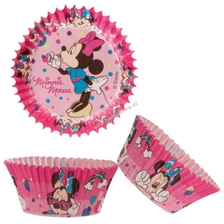 Košíčky na muffiny růžové Minnie 50 ks