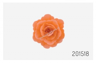 Oplatková růže střední lososová - 1 kus