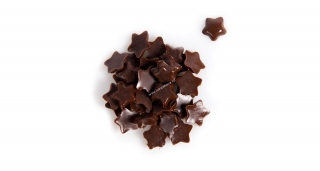 Čokoládové hvězdičky tmavé 50g