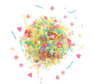 Konfety - Mix srdíčka, hvězdičky 56g