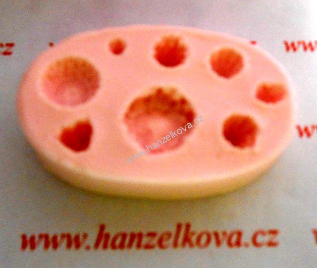 Silik.forma středy květin malé
