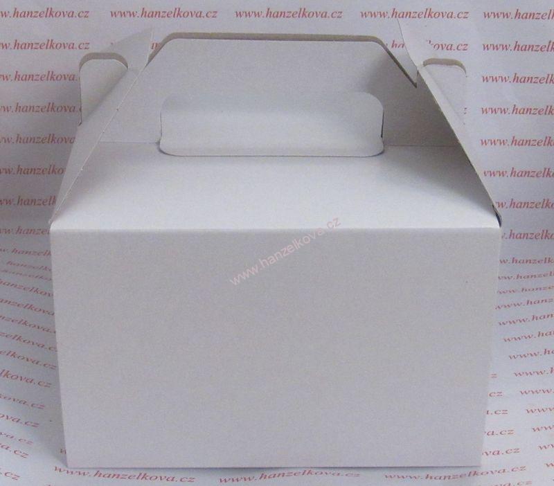 Výslužková krabice bílá 18,5x15x9,5cm
