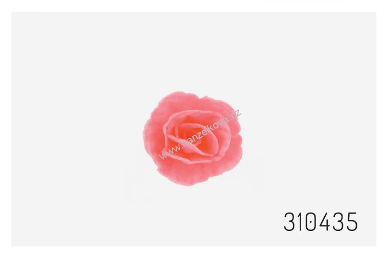Dekorace z jedlého papíru Růže čínská malá růžová