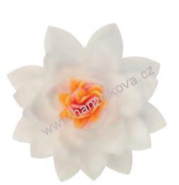 Dekorace z jedlého papíru - Lotosový květ bílý