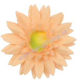 Dekorace z jedlého papíru Gerbera pudrová