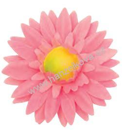 Dekorace z jedlého papíru Gerbera růžová