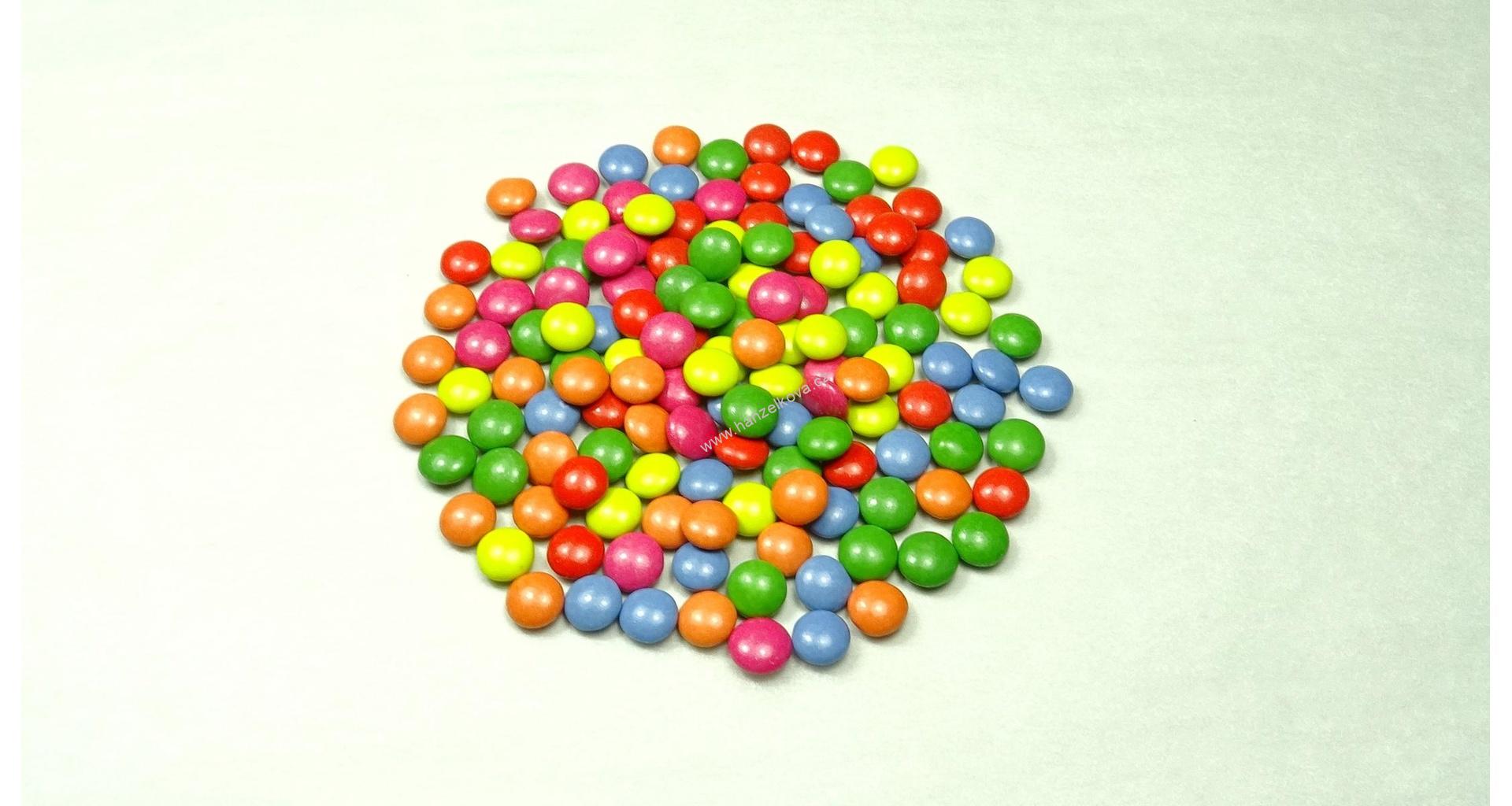 Barevné čoko-dražé mini 100g
