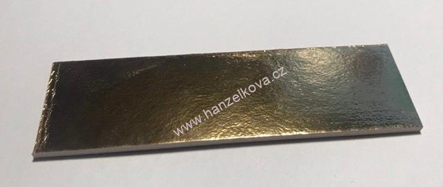 Podložka na minidezerty zlatá 13x4cm