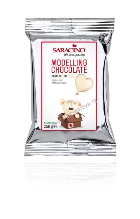 Modelovací čokoláda Saracino bílá 250g