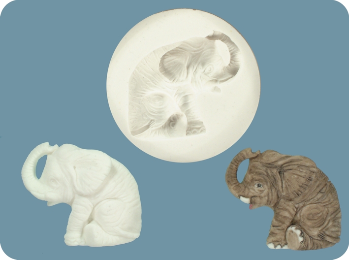 Silik.forma elephant-slon