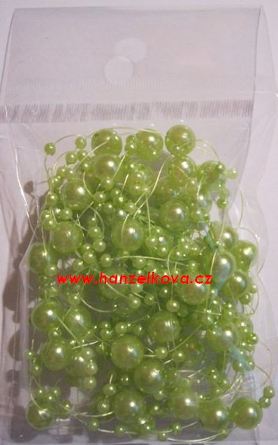 Perličky sv.zelené 3ks