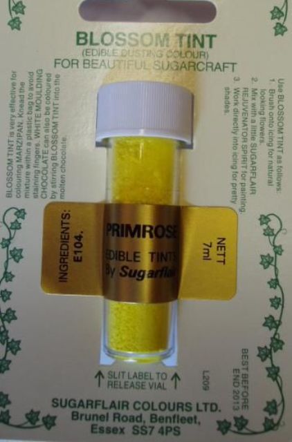 Prachová barva - Primrose (Sytě žlutá) 