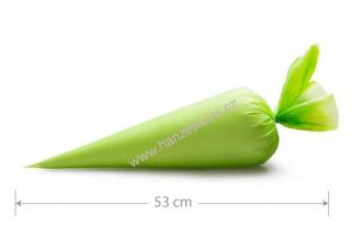 Sáček jednorázový zelený  53cm -1ks