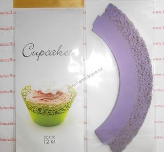 Krajka Cupcakes fialová 1100