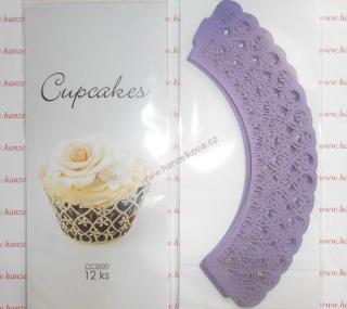 Krajka Cupcakes fialová 2000