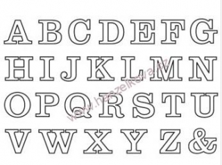 Patchwork - Abeceda velká - Alphabet Capitals