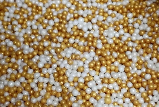 Cukrový máček mix (zlato a perleť) 50g/sáček