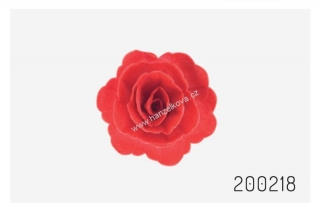 Oplatková růže střední červená - 1 kus