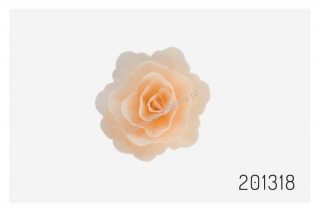 Oplatková růže střední ecru - 1 kus