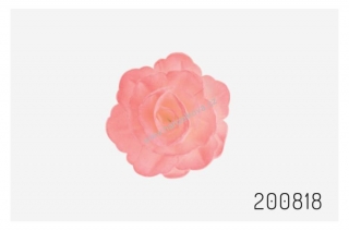Oplatková růže střední růžová stínovaná - 1 kus