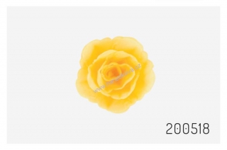 Oplatková růže střední žlutá - 1 kus