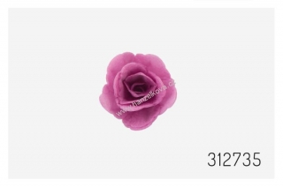 Dekorace z jedlého papíru Růže čínská malá amarantová