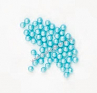 Cukrové kuličky perleťově modré 300g/5mm