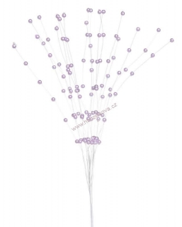 Svazek s korálky lila