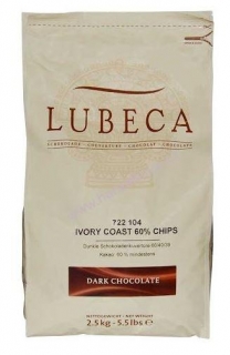 Čokoláda hořká IVORY - LUBECA  60% - 500g