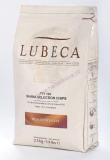 Čokoláda mléčná GHANA - LUBECA  43% - 500g