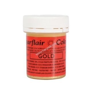 Tekutá glitterová barva Sugarflair Gold