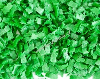 Posypka z jedlého papíru - tmavě zelená 20g