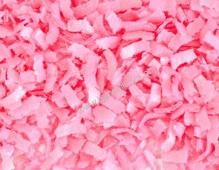 Posypka z jedlého papíru - růžová 20g