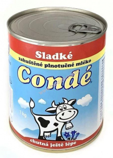Condé - zahuštěné plnotučné mléko slazené 1kg