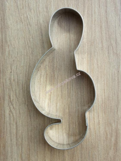 Vykrajovátko - houslový klíč velký