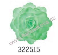 Oplatková růže velká zelená stínovaná - 1 kus